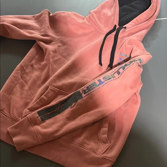 Hollister Pink Mens Hoodie - Picture 6 of 6